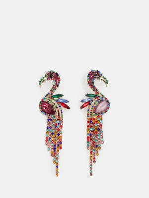 Pendientes Flamenco Multicolor Strass